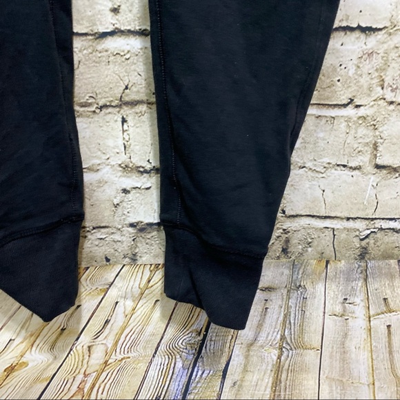 Champion Black Cotton Logo Jogger Pants - Picture 3 of 6